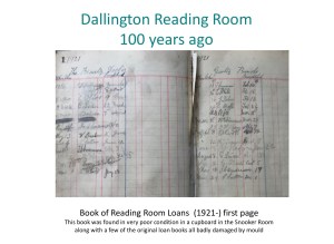 Photo of 1921 loans book